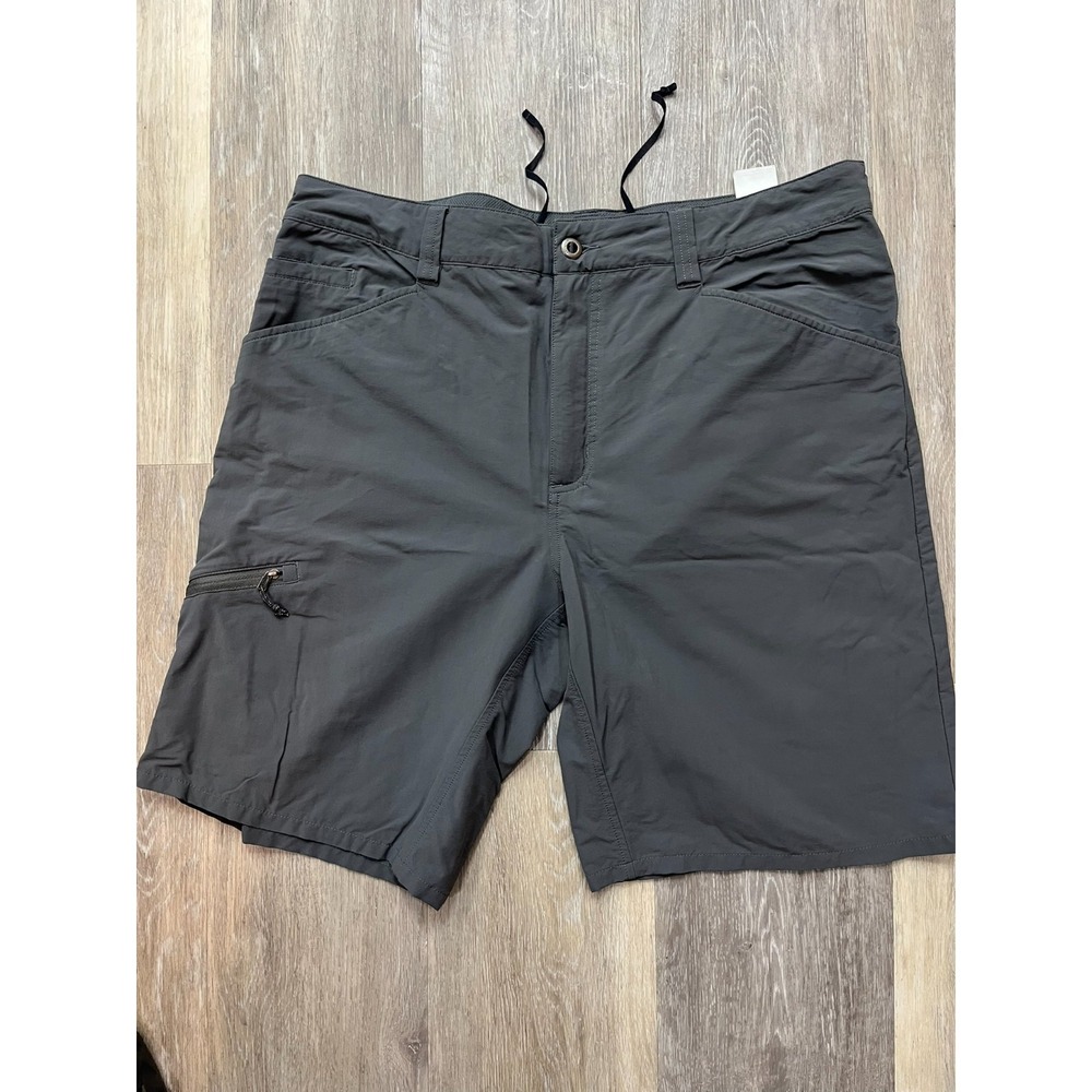 Patagonia Men's Quandry 8" Inseam Hiking Outdoor Shorts Slate Gray Size 38